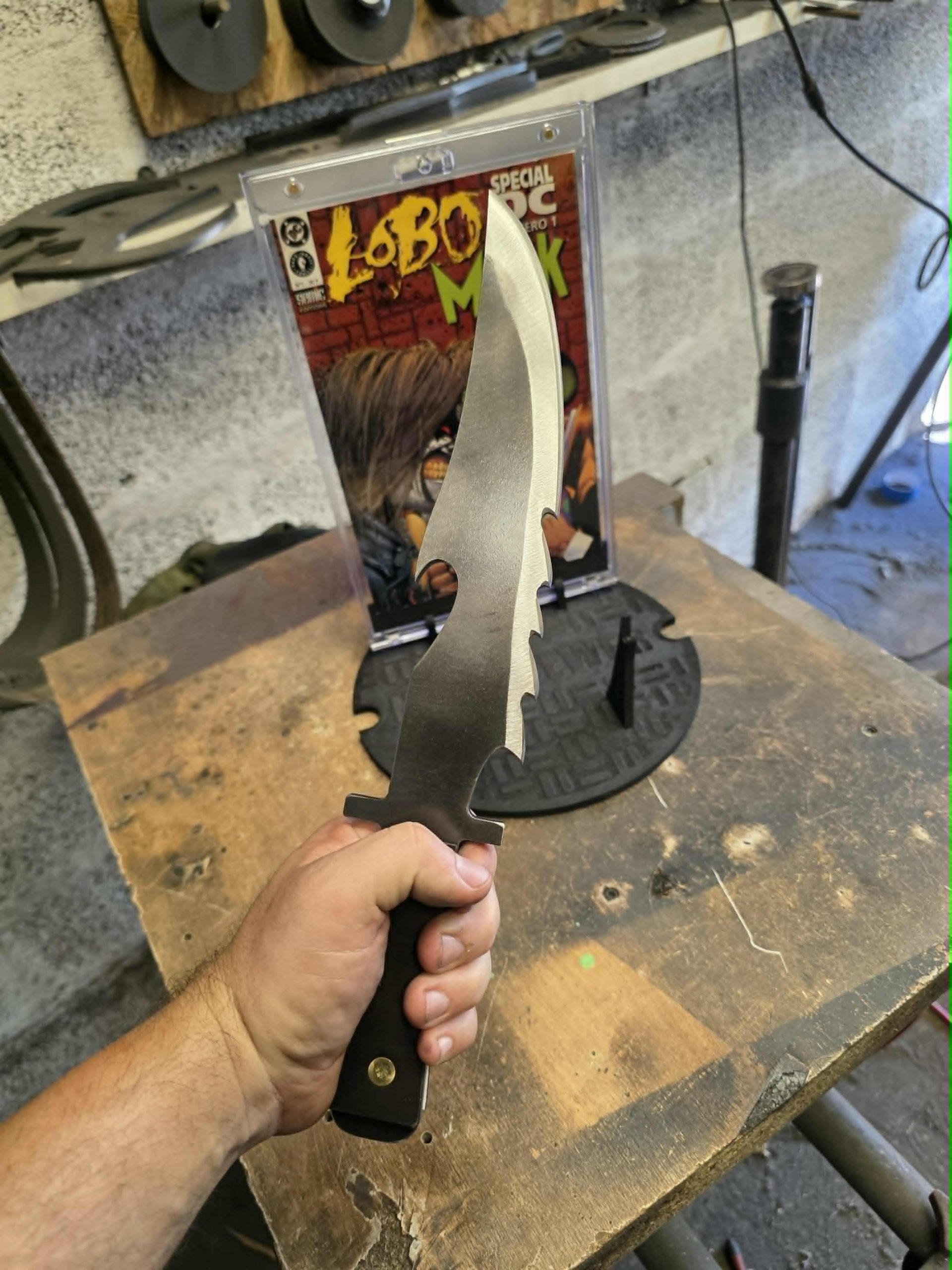 Couteau de Lobo - Lobo vs The Mask - Création unique – Image 2