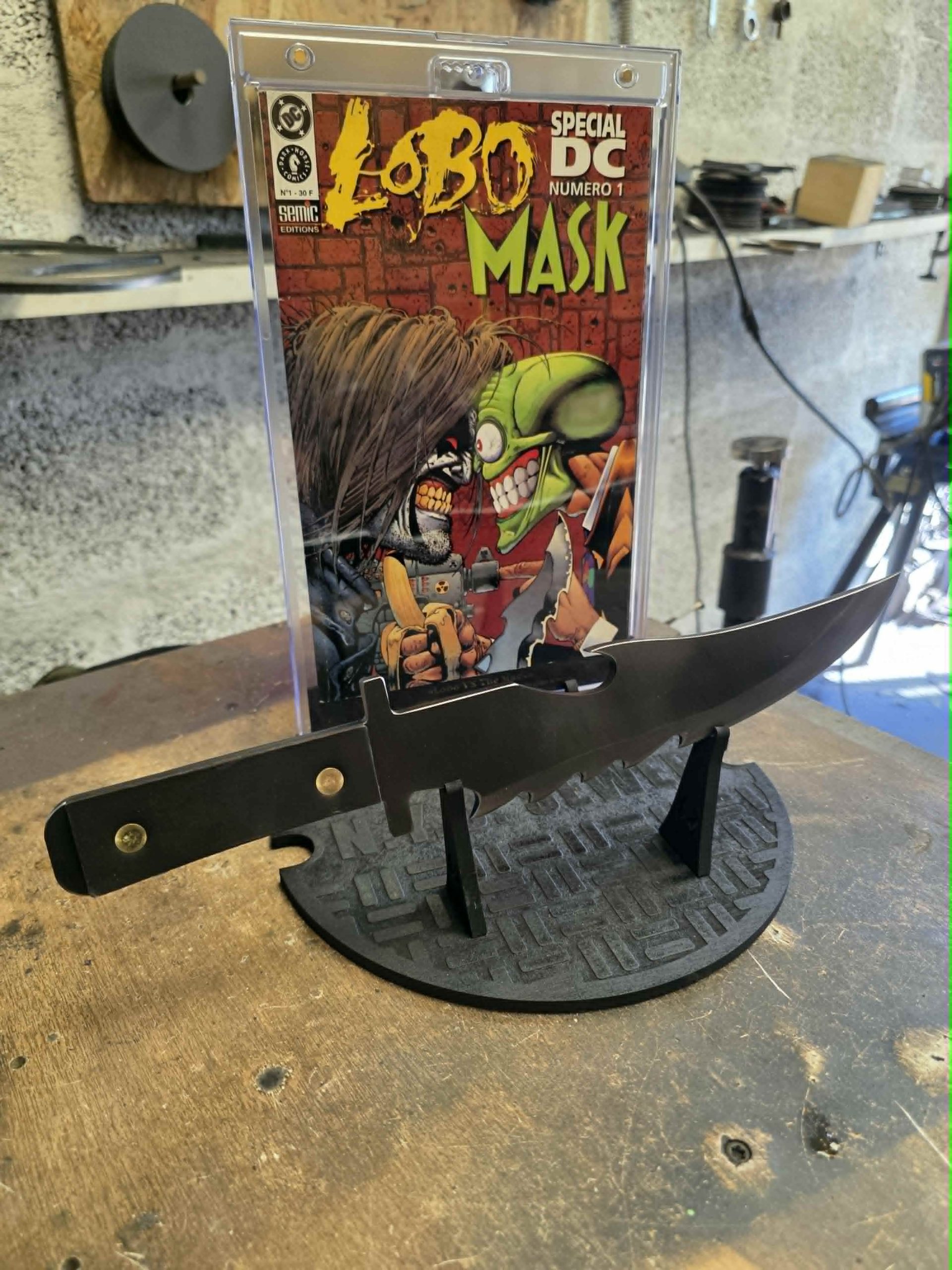 Couteau de Lobo - Lobo vs The Mask - Création unique – Image 3