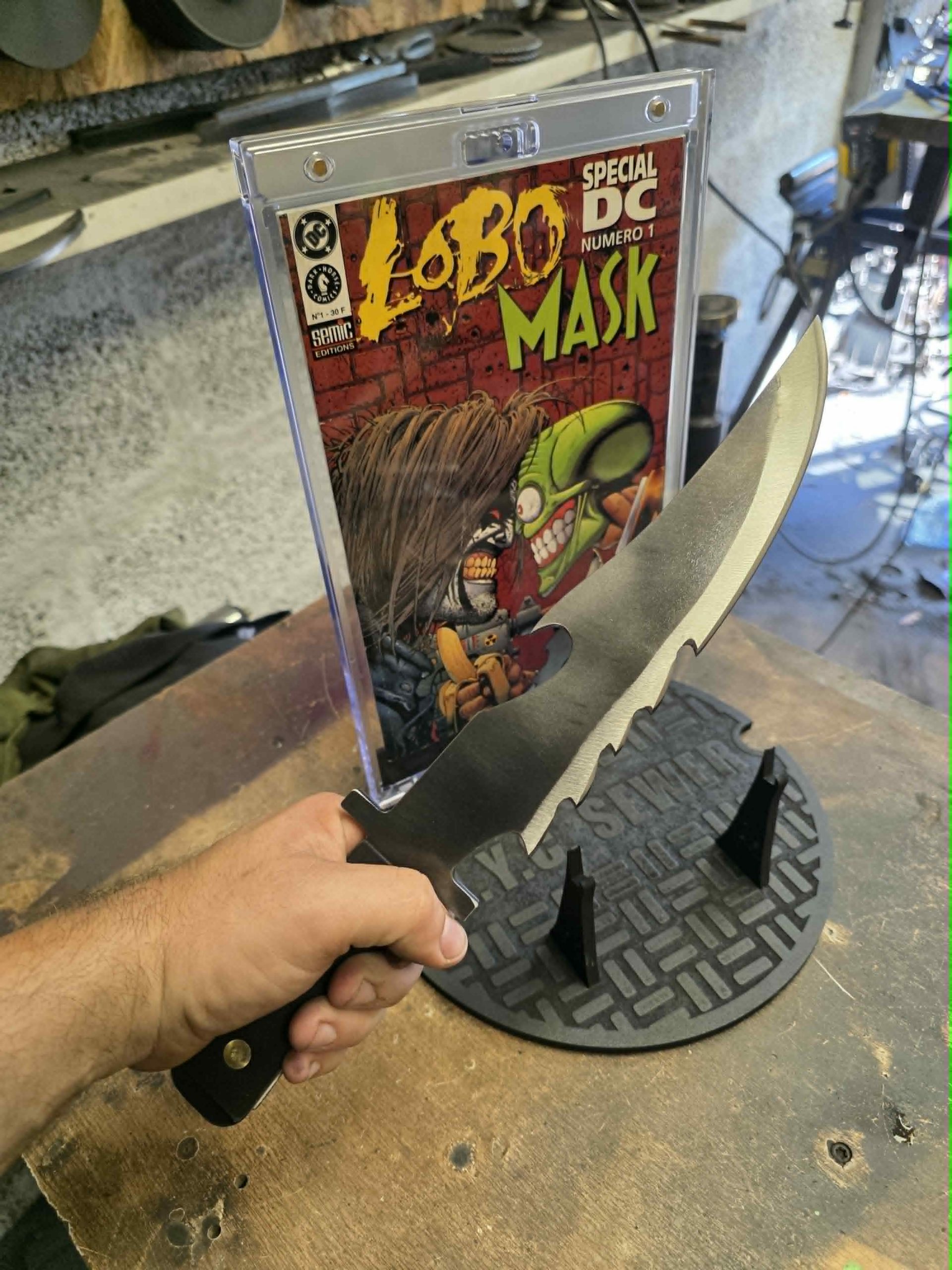 Couteau de Lobo - Lobo vs The Mask - Création unique